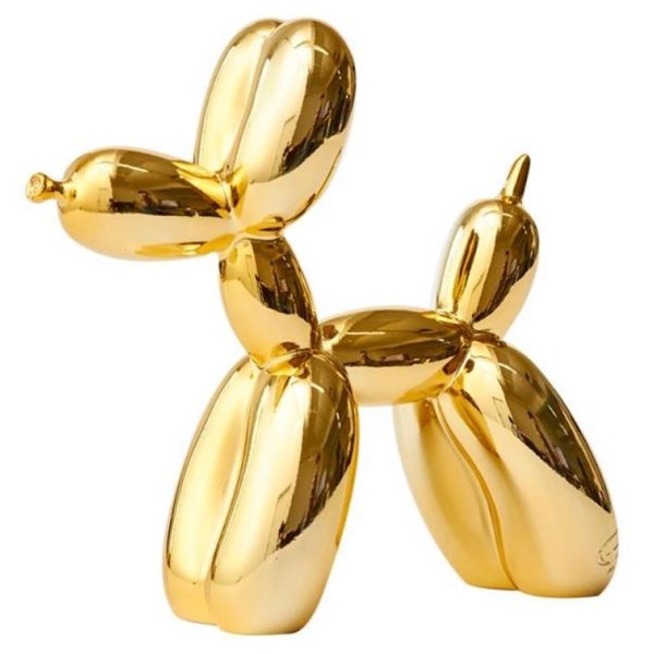 Статуэтка Jeff Koons Balloon Dog medium Gold Глянцевое золото Статуэтка Jeff Koons Balloon Dog medium Gold Глянцевое золото в Брянске | Loft Concept