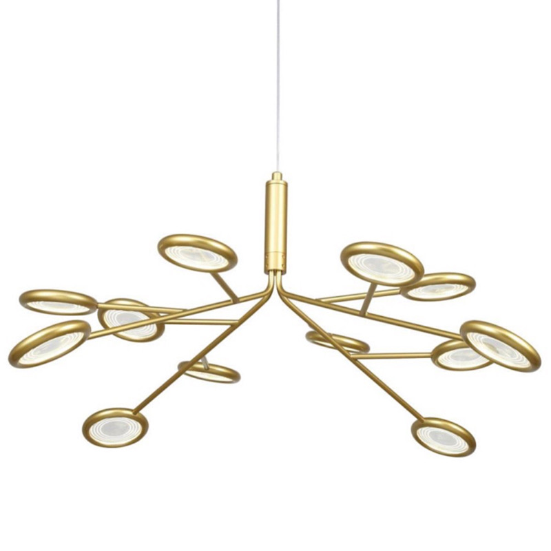 Люстра Gold Bendik Lighting Прозрачный Золотой в Брянске | Loft Concept 