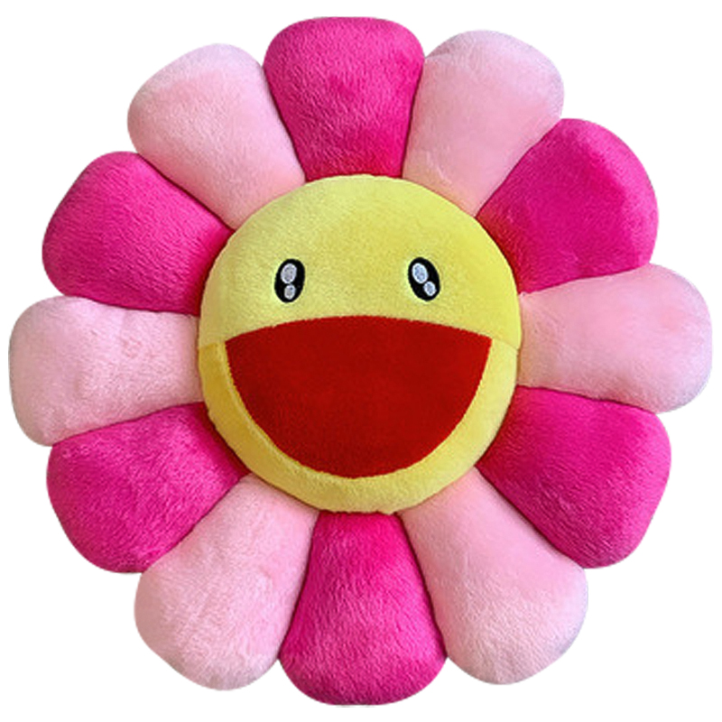 Подушка Takashi Murakami Pink Розовый Подушка Takashi Murakami Pink Розовый в Брянске | Loft Concept