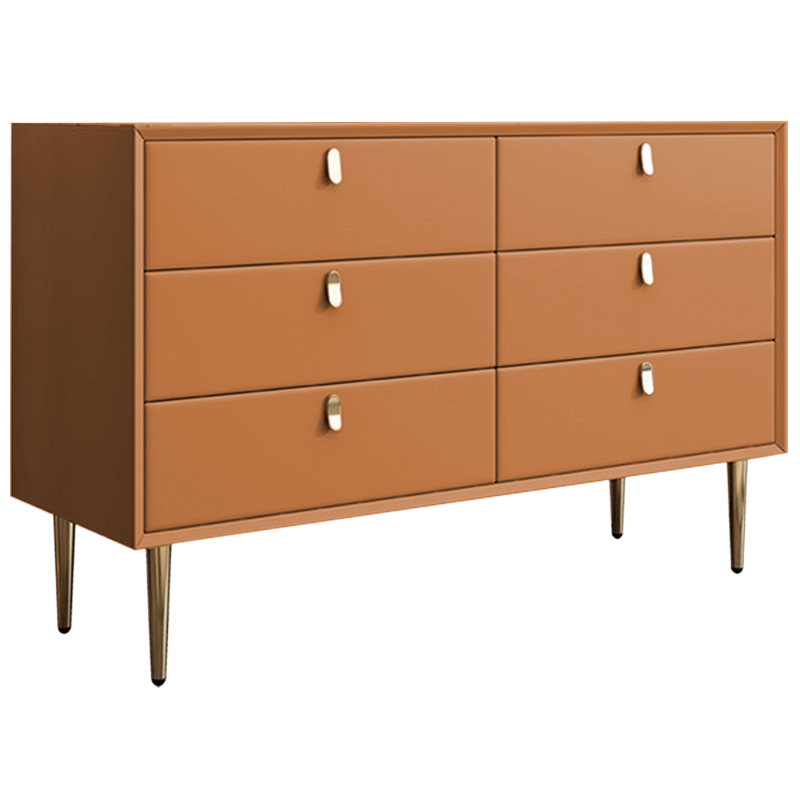 Комод Olson Leather Chest of Drawers 120 Оранжевый Синий Бежевый Серый Светло-серый Розовый Белый Комод Olson Leather Chest of Drawers 120 Оранжевый Синий Бежевый Серый Светло-серый Розовый Белый в Брянске | Loft Concept