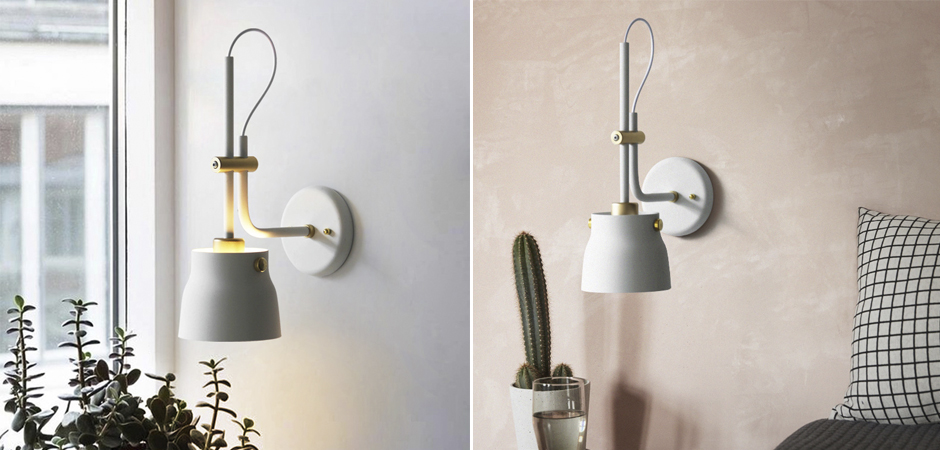 Бра RAM PLASENCIA Wall Lamp white Бра RAM PLASENCIA Wall Lamp white - Loft-Concept в Брянске