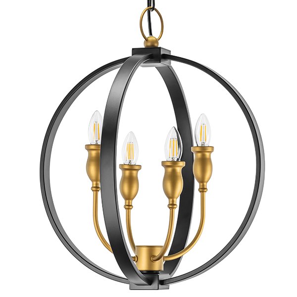 Люстра Olivier Frosted Gold Candles Черный Золотой Люстра Olivier Frosted Gold Candles Черный Золотой в Брянске | Loft Concept