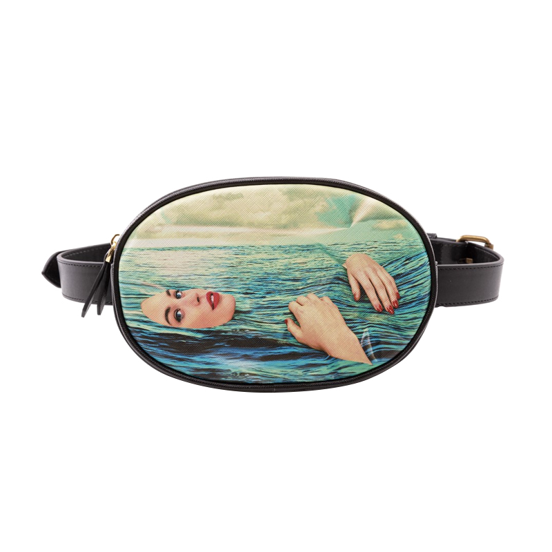 Поясная сумка Seletti Seagirl Черный Голубой Поясная сумка Seletti Seagirl Черный Голубой в Брянске | Loft Concept