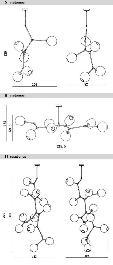 Люстра Branching Bubble Chandelier Люстра Branching Bubble Chandelier в Брянске