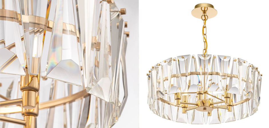 Люстра Ruby Crystal Chandelier Gold 53 Люстра Ruby Crystal Chandelier Gold 53 - Loft-Concept в Брянске