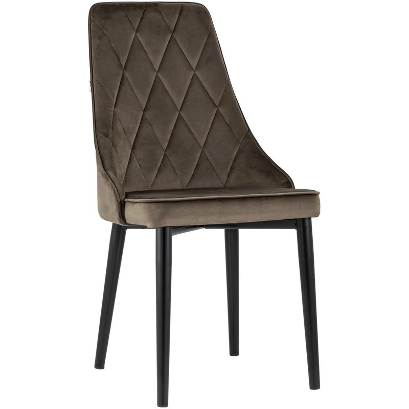 Стул Versailles Chair Коричневый Велюр Коричневый Черный Стул Versailles Chair Коричневый Велюр Коричневый Черный в Брянске | Loft Concept