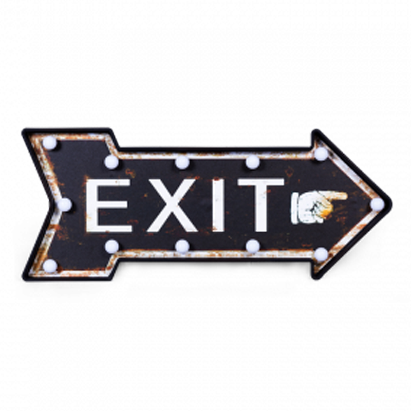 Аксессуар на стену Exit Белый Темно-синий Аксессуар на стену Exit Белый Темно-синий в Брянске | Loft Concept