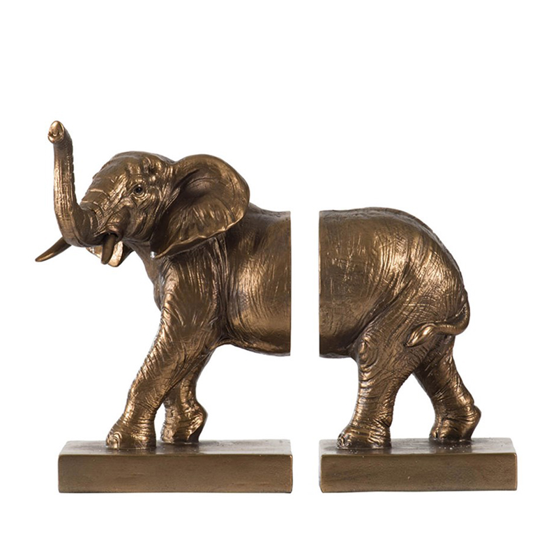 Держатель для книг Animal Figures слон Бронза Держатель для книг Animal Figures слон Бронза в Брянске | Loft Concept