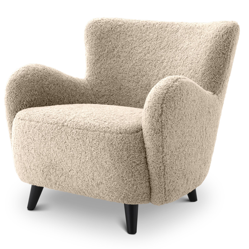 Кресло Eichholtz Chair Svante s Песочный Черный Кресло Eichholtz Chair Svante s Песочный Черный в Брянске | Loft Concept