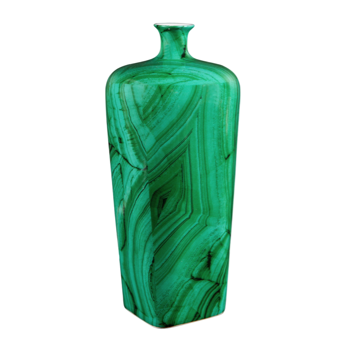 Ваза Malachite Vase flask Малахит Ваза Malachite Vase flask Малахит в Брянске | Loft Concept