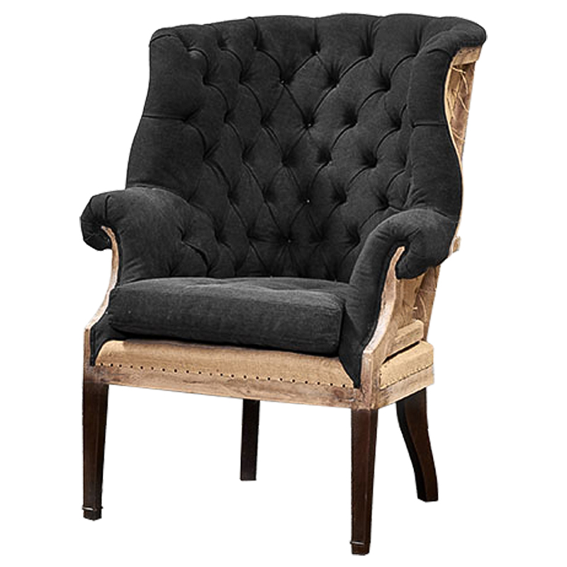 Кресло Gamilton Armchair Graphite Графитовый Коричневый Кресло Gamilton Armchair Graphite Графитовый Коричневый в Брянске | Loft Concept