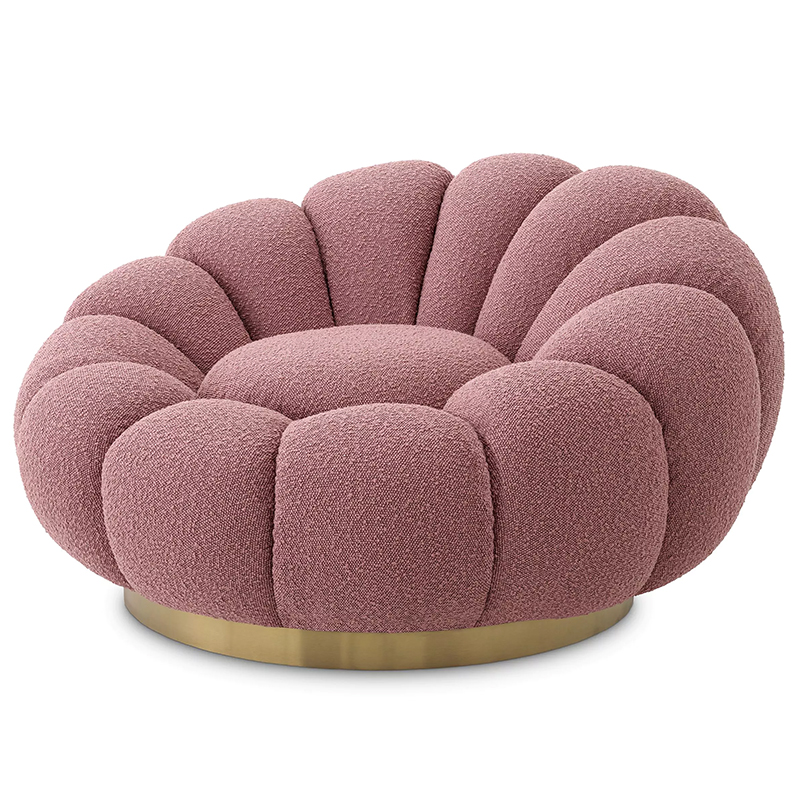 Кресло Eichholtz Swivel Chair Mello Rose Дымчатая Роза Латунь Кресло Eichholtz Swivel Chair Mello Rose Дымчатая Роза Латунь в Брянске | Loft Concept