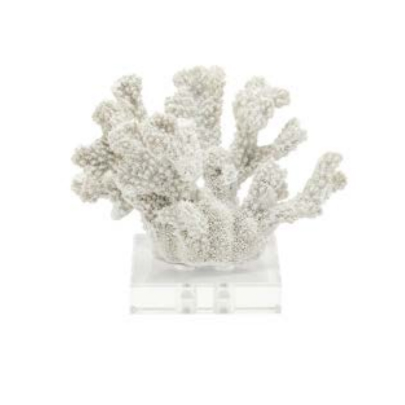 Статуэтка White Coral 12 Белый Прозрачный Статуэтка White Coral 12 Белый Прозрачный в Брянске | Loft Concept