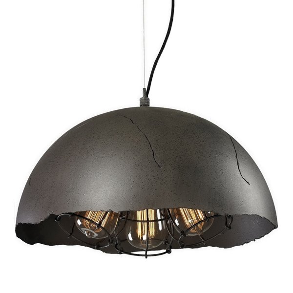 Подвесной светильник Uneven Edge Loft Pendant lamp 3 Графит в Брянске | Loft Concept 