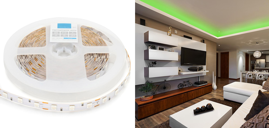 Светодиодная лента 14,4W/m 60LED/m 5050SMD зеленый Светодиодная лента 14,4W/m 60LED/m 5050SMD зеленый - Loft-Concept в Брянске