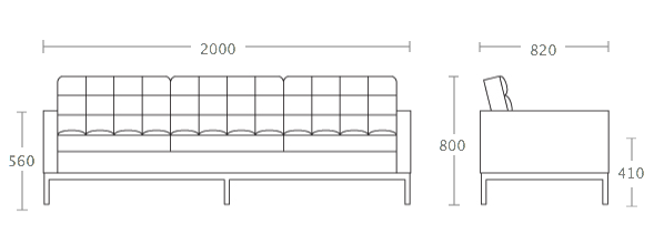 Диван Florence Knoll sofa в Брянске