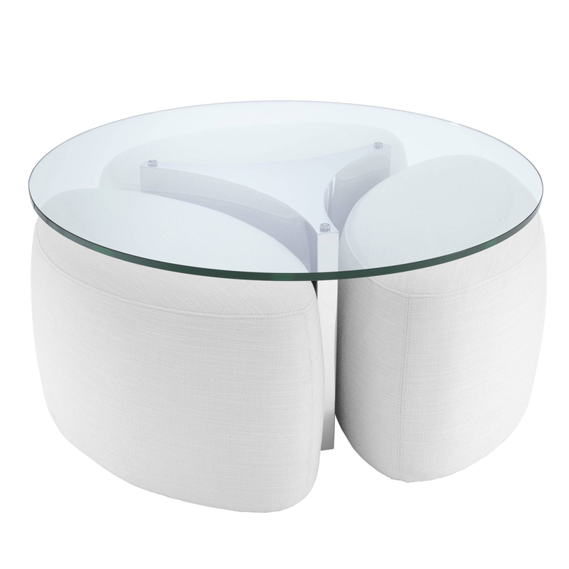 Кофейный стол Eichholtz Coffee Table Modus stainless steel Белый Прозрачный Нержавеющая сталь Кофейный стол Eichholtz Coffee Table Modus stainless steel Белый Прозрачный Нержавеющая сталь в Брянске | Loft Concept