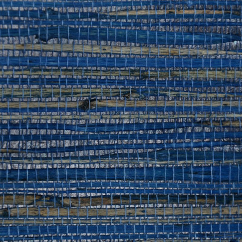 Обои-Соломка из Рафии Синий цвет Raffia Wallpaper Blue Синий Обои-Соломка из Рафии Синий цвет Raffia Wallpaper Blue Синий в Брянске | Loft Concept