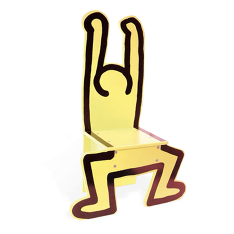 Детский стул Chaise Keith Haring Dancer Vilac Желтый Желтый в Брянске | Loft Concept 