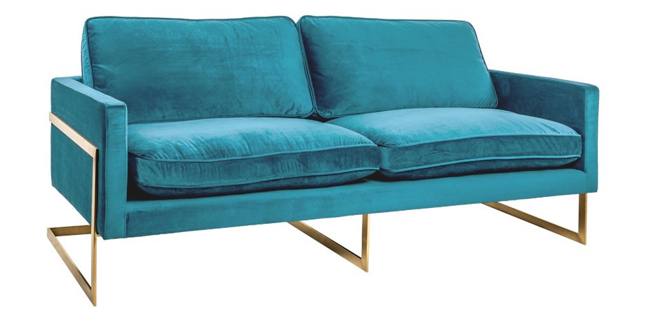 Диван бархатный Accent Velvet Sofa Диван бархатный Accent Velvet Sofa - Loft-Concept в Брянске
