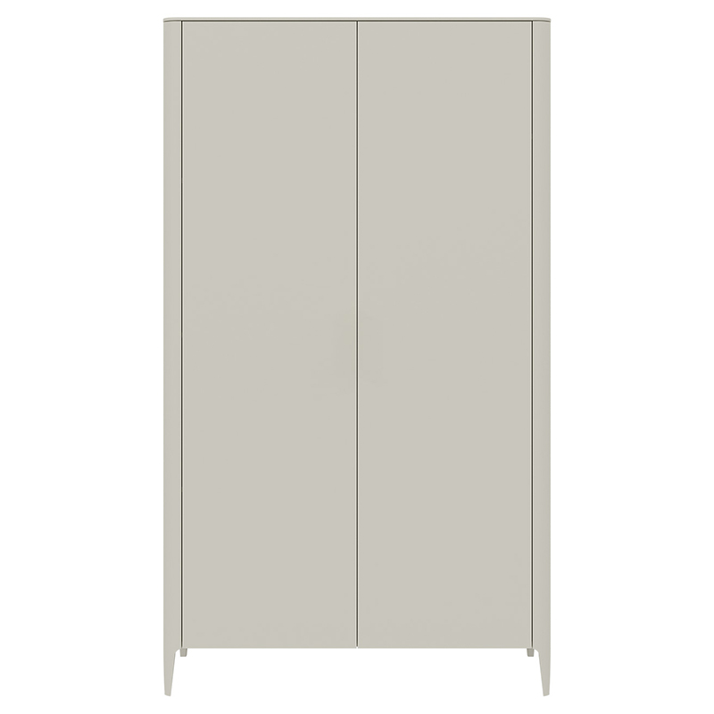 Шкаф двухстворчатый молочного цвета Type Молочный в Брянске | Loft Concept 