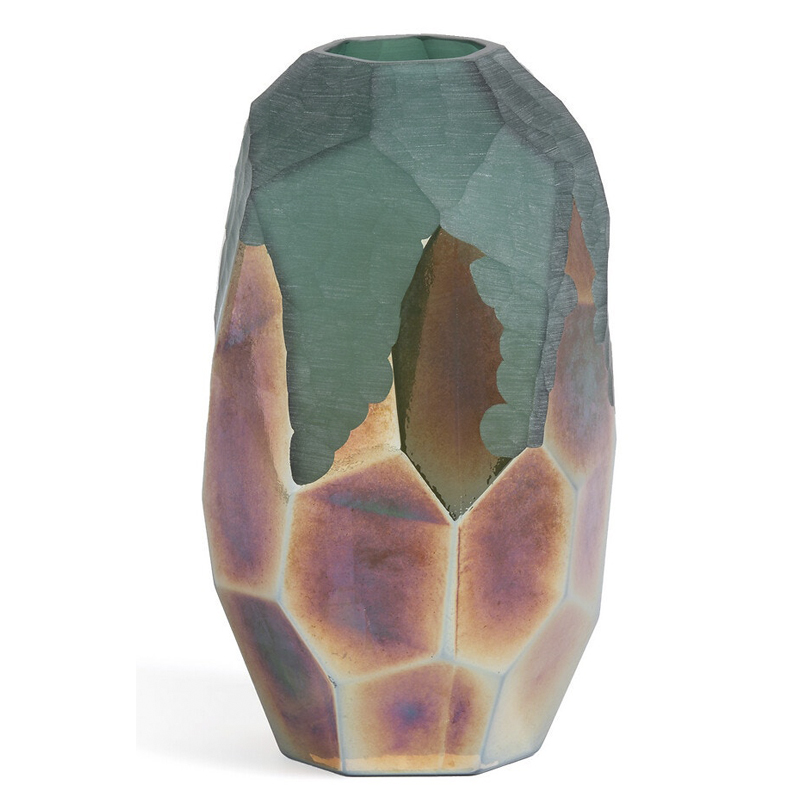 Ваза Giacomo Vase 30 Зеленый Золотой Ваза Giacomo Vase 30 Зеленый Золотой в Брянске | Loft Concept