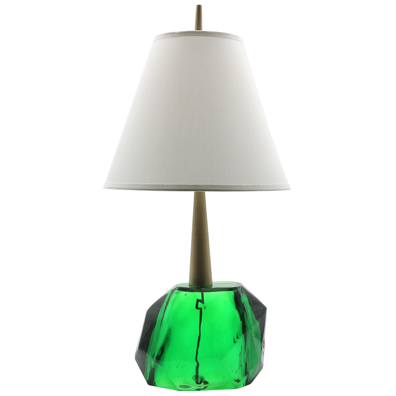 Table Lamp Emerald Прозрачный зеленый Золотой Table Lamp Emerald Прозрачный зеленый Золотой в Брянске | Loft Concept