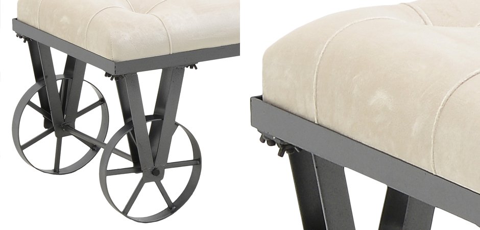 Банкетка Bench Seat Loft white Банкетка Bench Seat Loft white - Loft-Concept в Брянске