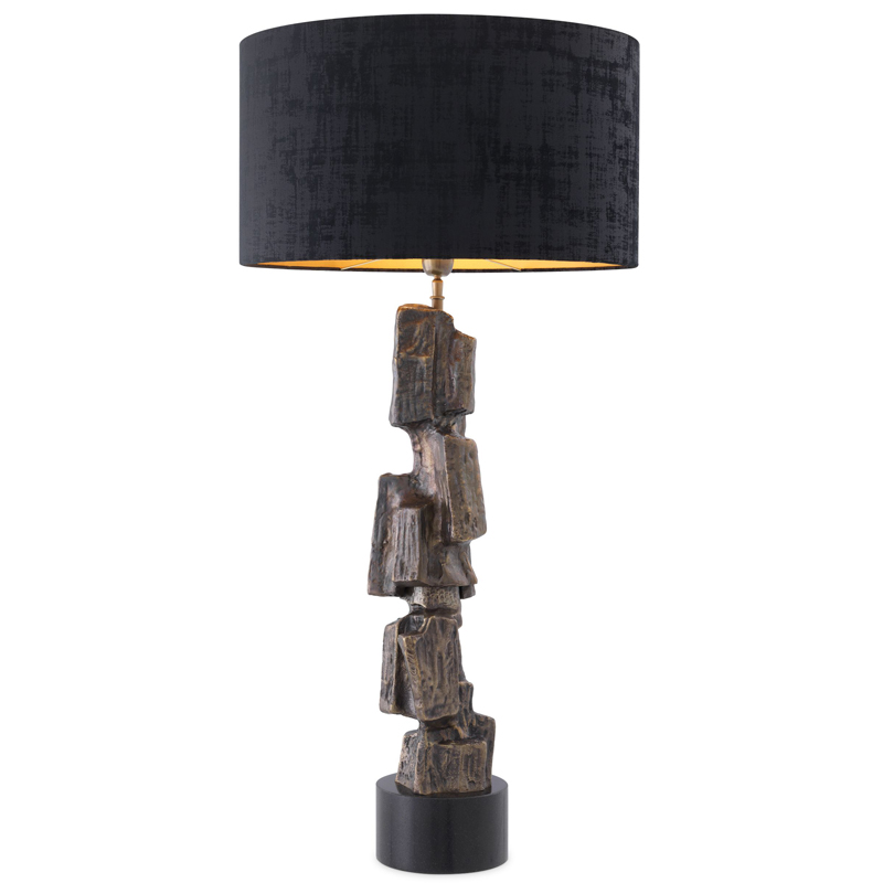 Настольная лампа Eichholtz Table Lamp Noto Винтажная латунь Черный Настольная лампа Eichholtz Table Lamp Noto Винтажная латунь Черный в Брянске | Loft Concept