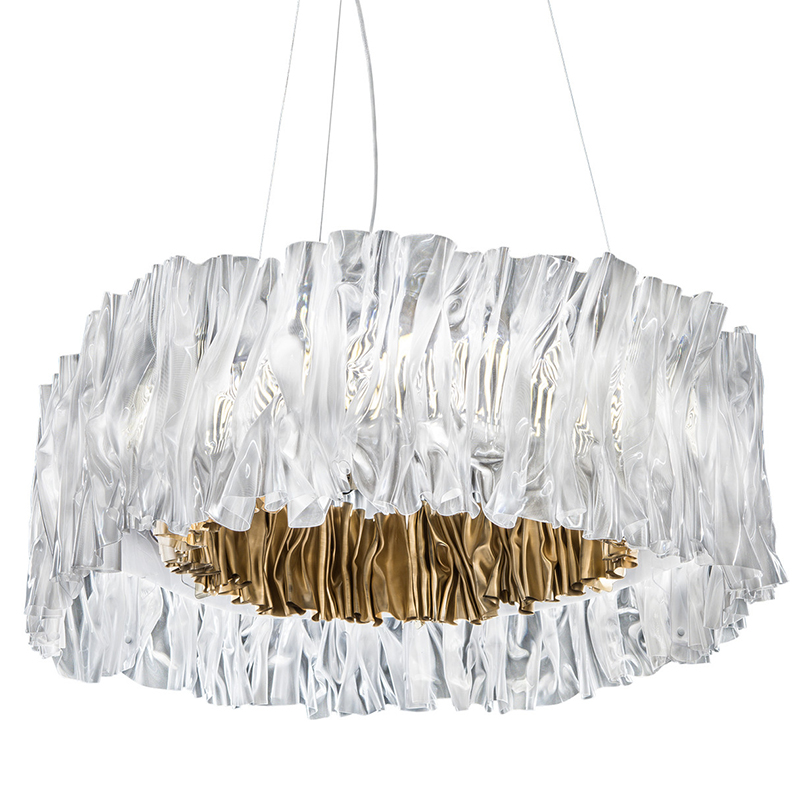 Дизайнерская Плиссированная люстра Pleated Chandelier Золотой Дизайнерская Плиссированная люстра Pleated Chandelier Золотой в Брянске | Loft Concept