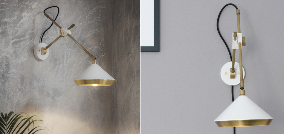 Бра Bert Frank SHEAR SHEAR WALL LIGHT Белый Бра Bert Frank SHEAR SHEAR WALL LIGHT Белый - Loft-Concept в Брянске