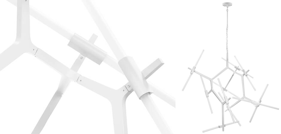 Люстра Агнес Chandelier White 20 Люстра Агнес Chandelier White 20 - Loft-Concept в Брянске