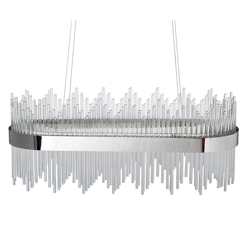 Люстра Nembus Chandelier 80 chrome Хром Прозрачный Люстра Nembus Chandelier 80 chrome Хром Прозрачный в Брянске | Loft Concept