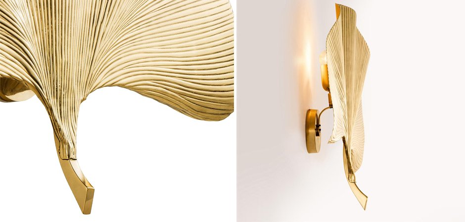 Бра Eichholtz Wall Lamp Las Palmas Gold 110468 Бра Eichholtz Wall Lamp Las Palmas Gold 110468 - Loft-Concept в Брянске