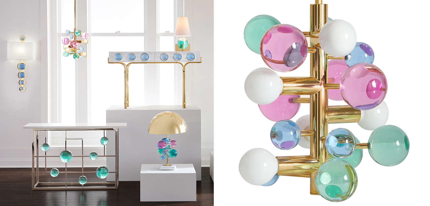 Светильник Jonathan Adler GLOBO FIVE-LIGHT CHANDELIER Multi - фото