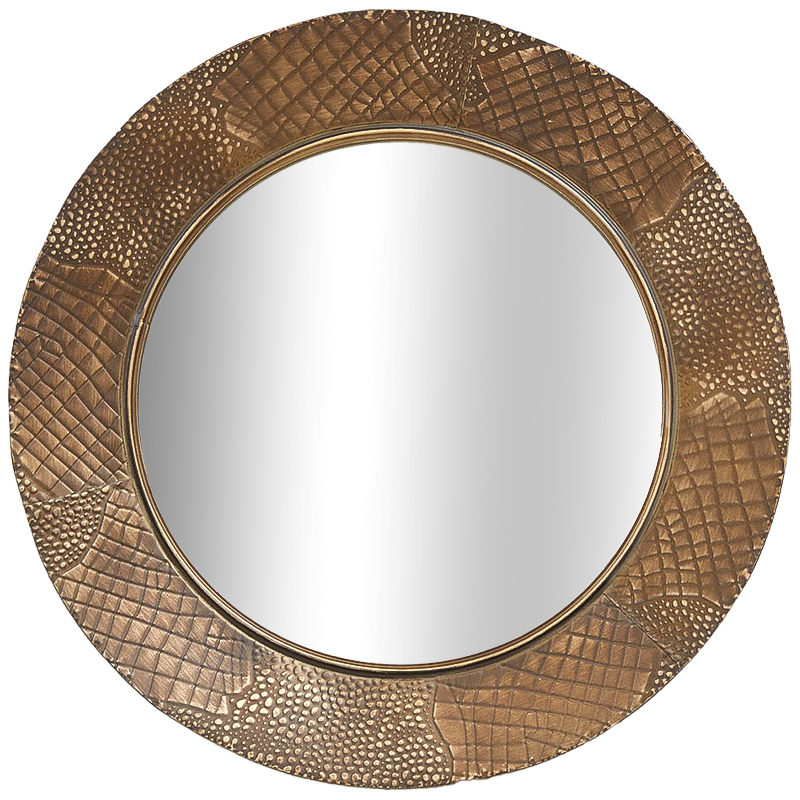 Круглое зеркало Rafferty Round Brass Mirror Латунь Зеркало Круглое зеркало Rafferty Round Brass Mirror Латунь Зеркало в Брянске | Loft Concept