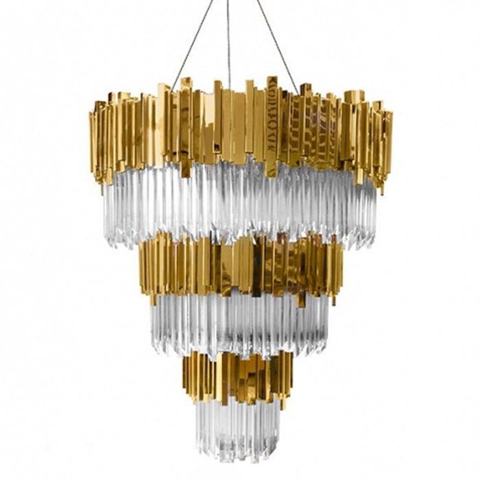 Люстра Luxxu by Covet Lounge EMPIRE Suspension 65 Глянцевое золото Прозрачное Стекло Люстра Luxxu by Covet Lounge EMPIRE Suspension 65 Глянцевое золото Прозрачное Стекло в Брянске | Loft Concept