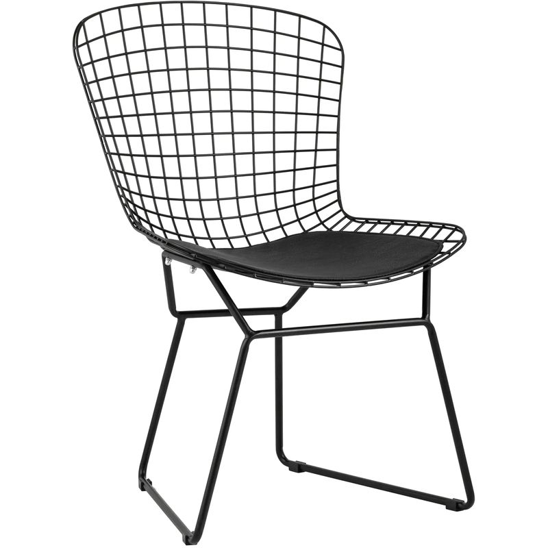 Стул Bertoia Chair Черный Матовый Металл Черный Стул Bertoia Chair Черный Матовый Металл Черный в Брянске | Loft Concept
