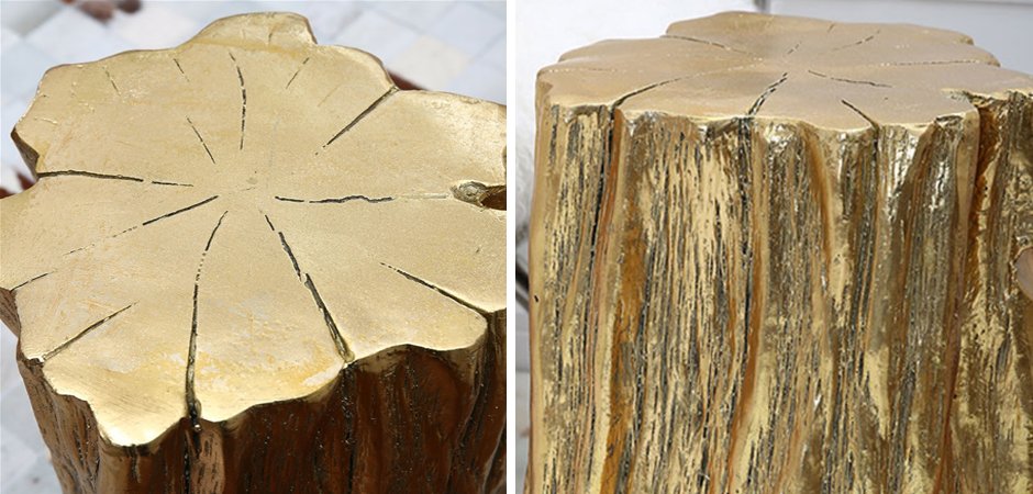Стол приставной Stump Gold Стол приставной Stump Gold - Loft-Concept в Брянске
