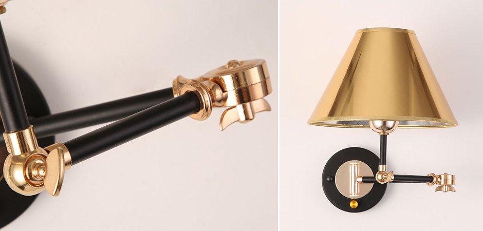 Бра Retro Teleskop lange Arm Wall Lamp - фото №1