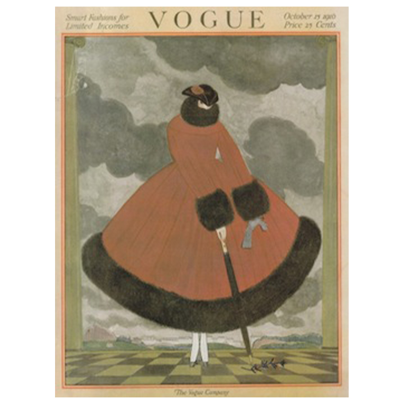 Постер Vogue Cover 1916 October Постер Vogue Cover 1916 October в Брянске | Loft Concept