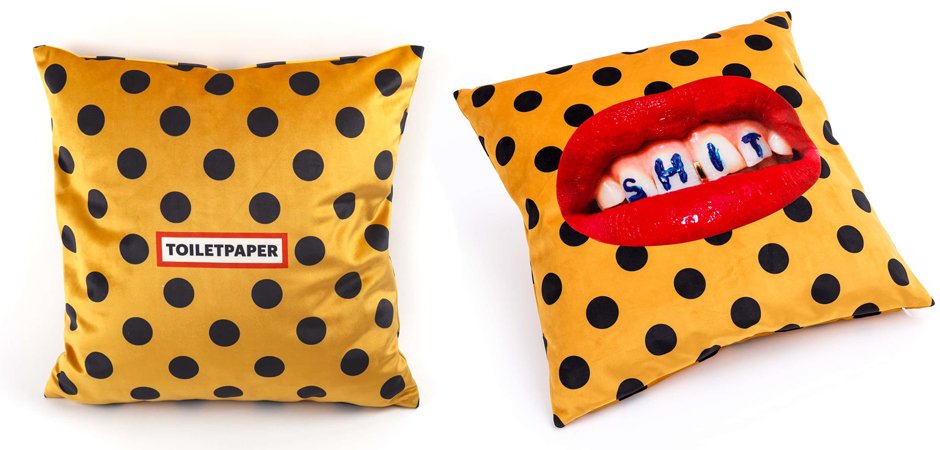 Подушка Seletti Cushion Shit Toiletpaper Подушка Seletti Cushion Shit Toiletpaper - Loft-Concept в Брянске