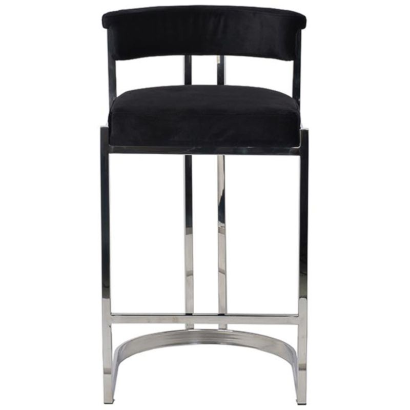 Стул барный Rona black Черный Стул барный Rona black Черный в Брянске | Loft Concept