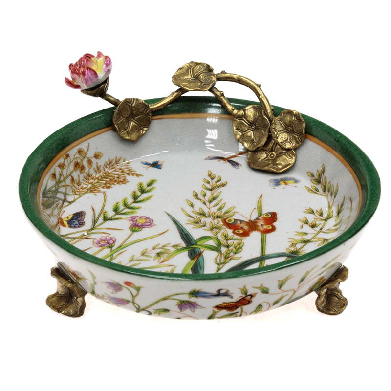 Блюдо Florian Bronze Dish Бронза Мульти Блюдо Florian Bronze Dish Бронза Мульти в Брянске | Loft Concept