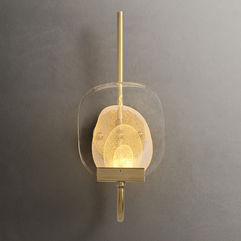 Бра Gold Radiance sconce Латунь Прозрачный Бра Gold Radiance sconce Латунь Прозрачный в Брянске | Loft Concept