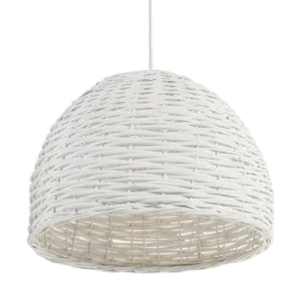 Подвесной светильник Wicker Pendant White Белый Подвесной светильник Wicker Pendant White Белый в Брянске | Loft Concept