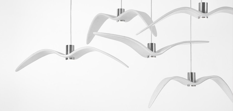 Подвесной светильник Brokis Night Birds white Подвесной светильник Brokis Night Birds white - Loft-Concept в Брянске