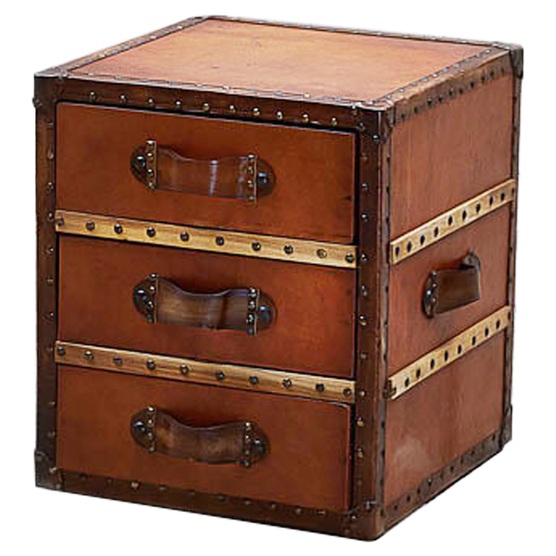 Тумба Vintage Chest Brown Loft Nightstand Коричневый Тумба Vintage Chest Brown Loft Nightstand Коричневый в Брянске | Loft Concept