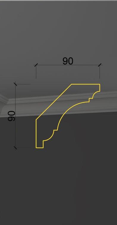 Гладкий карниз KT-56 в Брянске