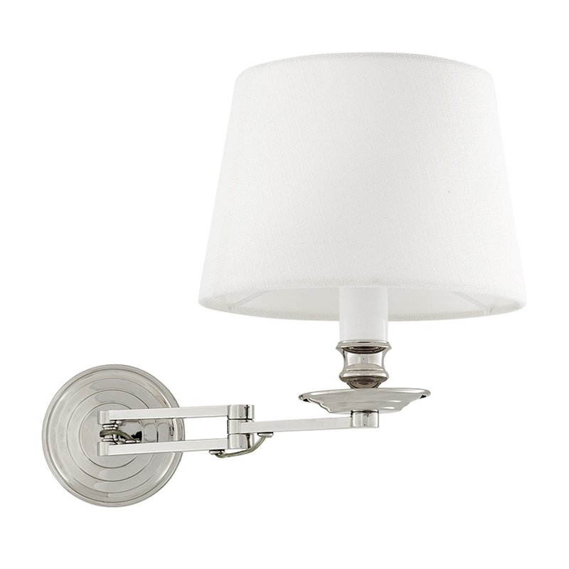 Бра Wall Lamp Eclips Nickel Никель Белый Бра Wall Lamp Eclips Nickel Никель Белый в Брянске | Loft Concept
